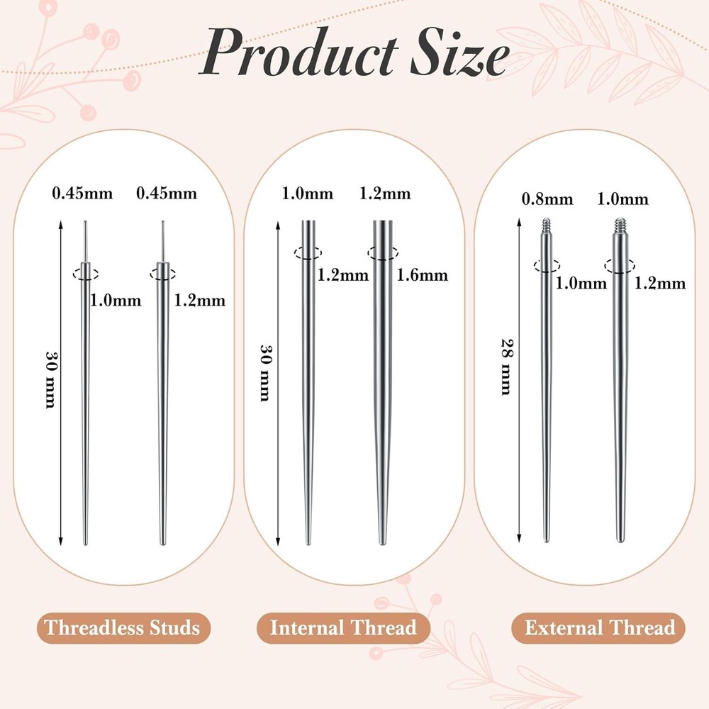 Professional-Grade 9pcs Piercing Tools Set – Includes 3mm Ball Removal Tool