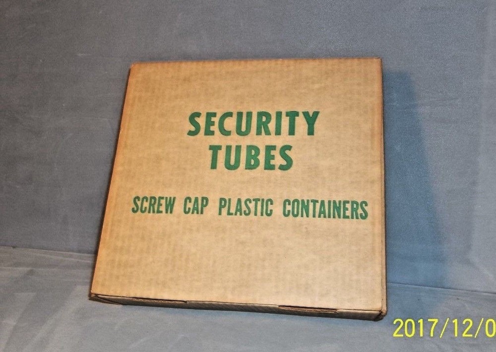 NEW--Security Round Coin Tubes for Dimes-100 per Box