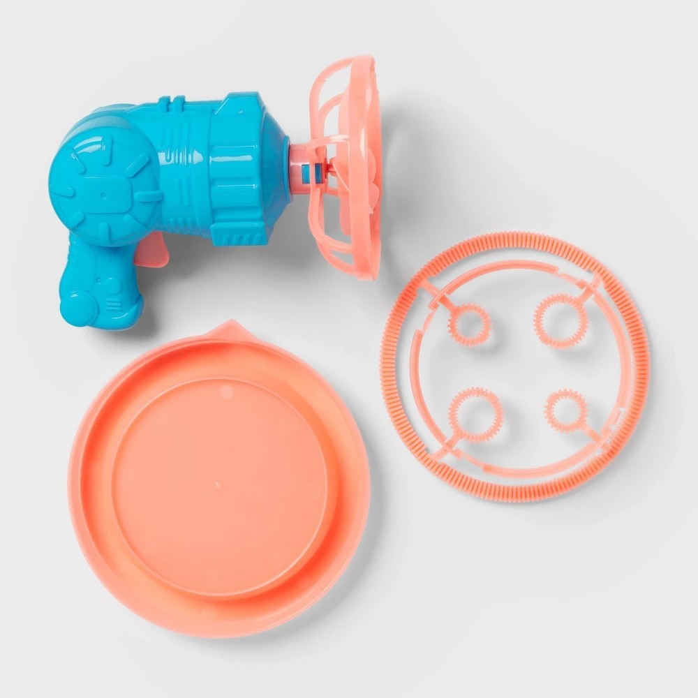 Double Bubble Blaster – Sun Squad Plastic Bubble Blower Toy Ages 3+