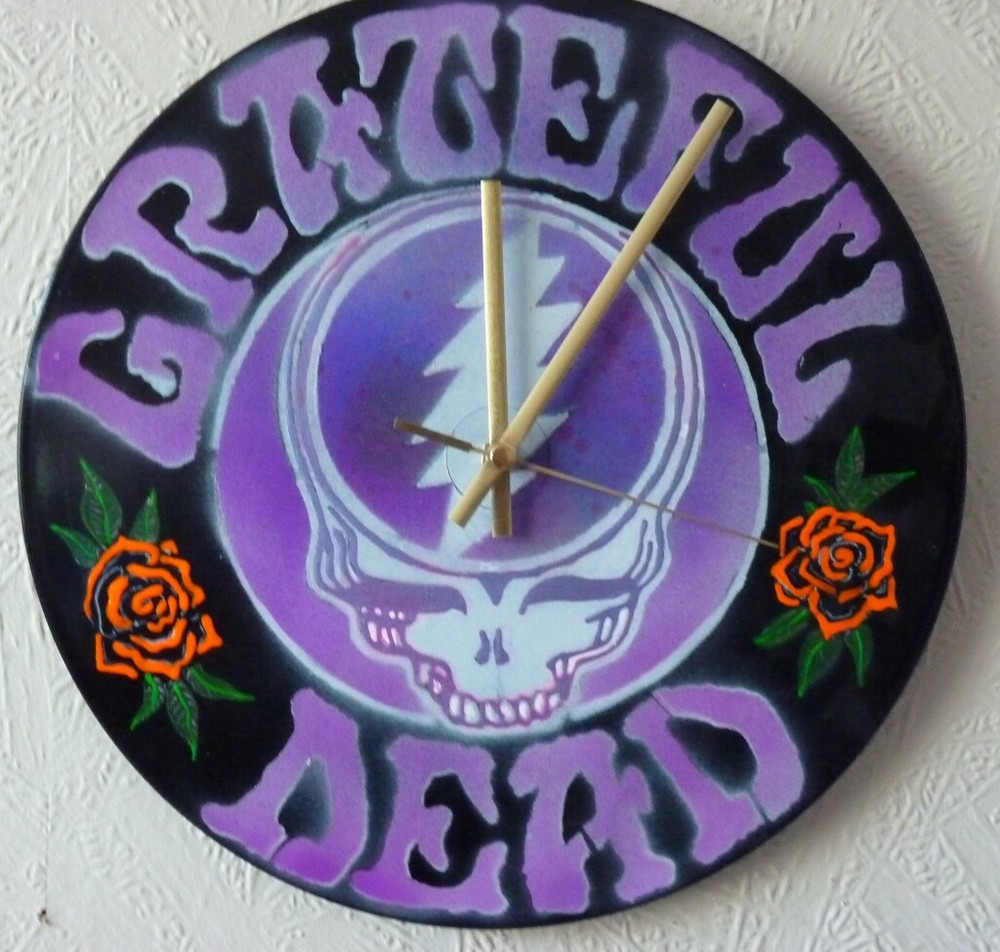 GRATEFUL DEAD wall clock..Hawkwind.,led zeppelin..RUSH..THE DOORS..PINK FLOYD
