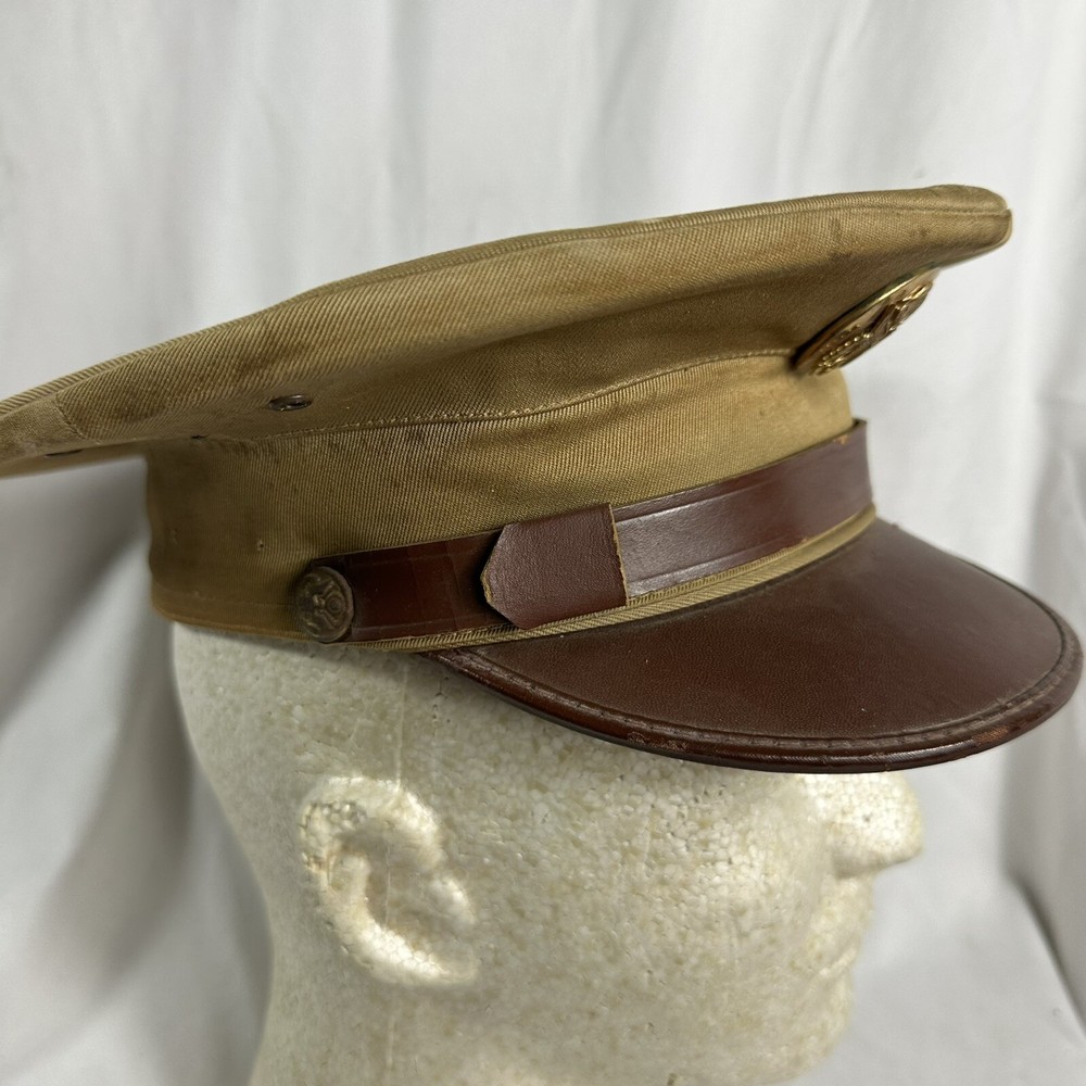 WWII US Army Tropical Summer Visor Hat