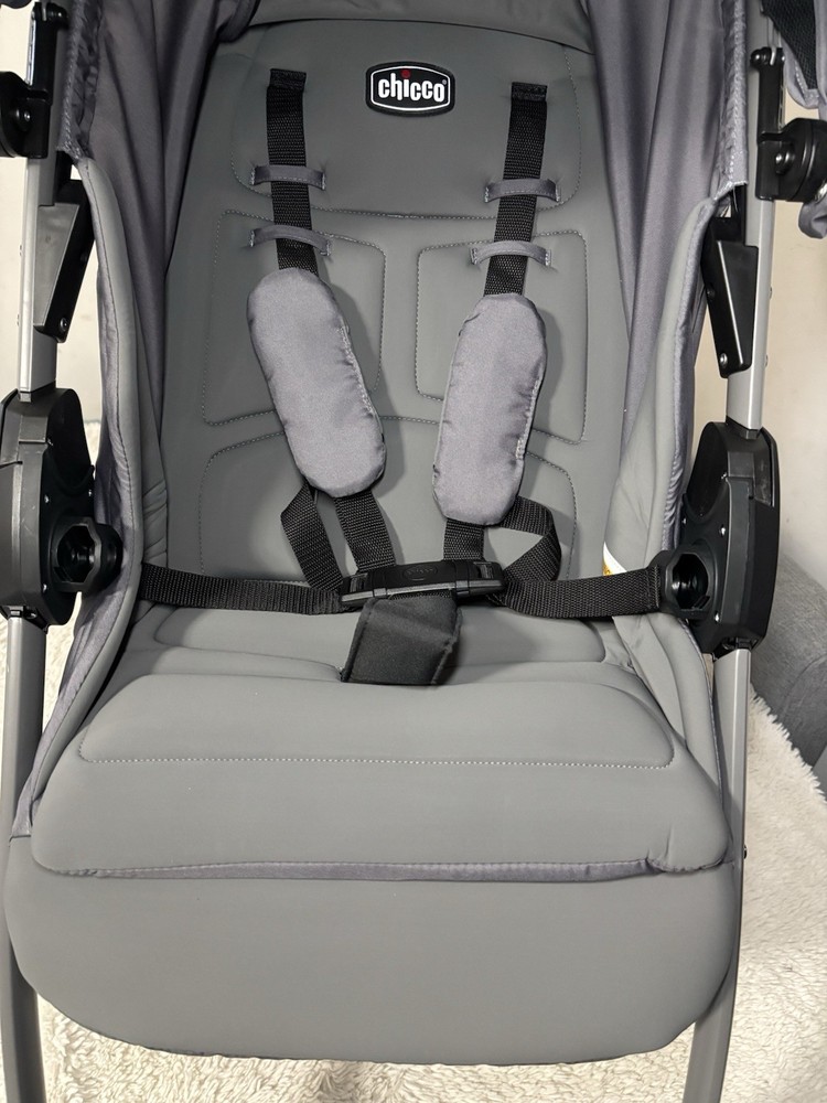 Chicco Mini Bravo Plus Lightweight Stroller Graphite Open Box
