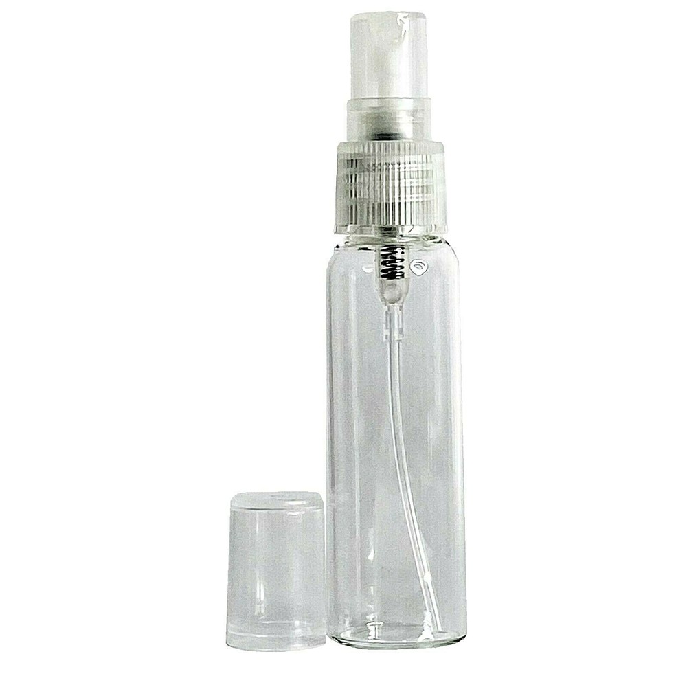 10ml 0.33oz Empty Perfume Glass Mini Spray Bottles Clear Atomizer Refillable