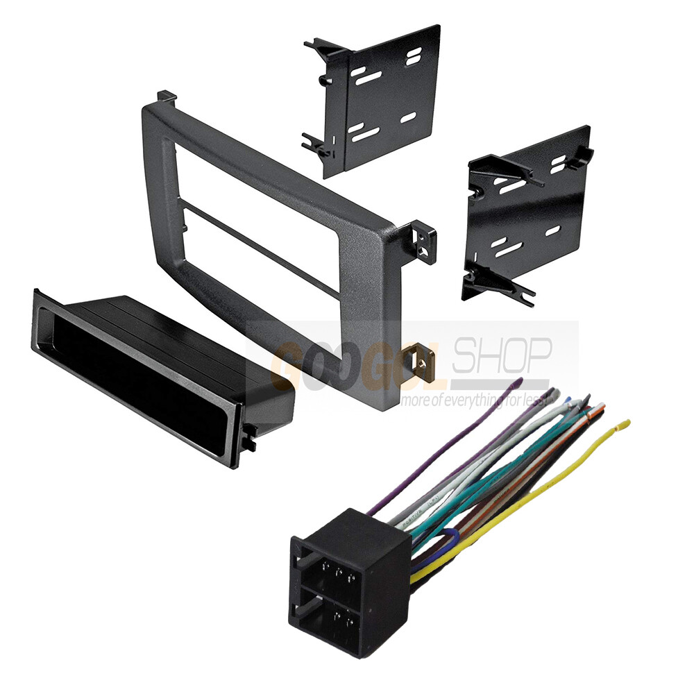 Single DIN or Double DIN Car Stereo Dash install Kit for 2008-2010 Smart for two