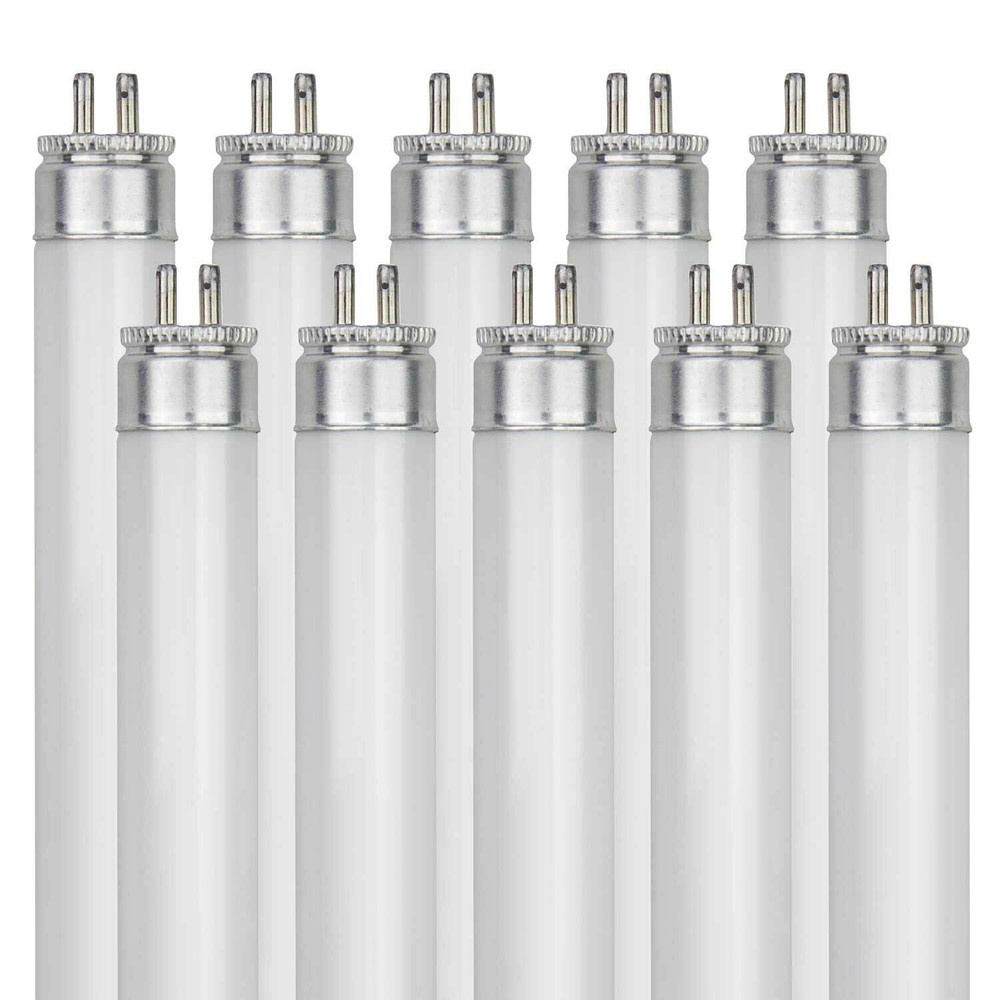 Pack Of 10 F8T5/CW 8 Watt 12" T5 Linear Fluorescent Light Bulb 4100K FREE SHIP!!