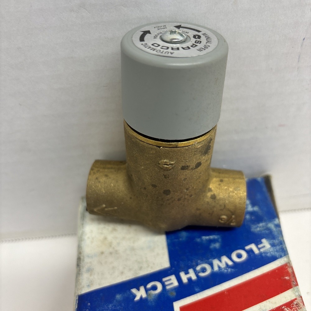 SPARCO FC 200 SB HORIZONTAL FLOWCHECK 3/4" SWEAT CONNECT