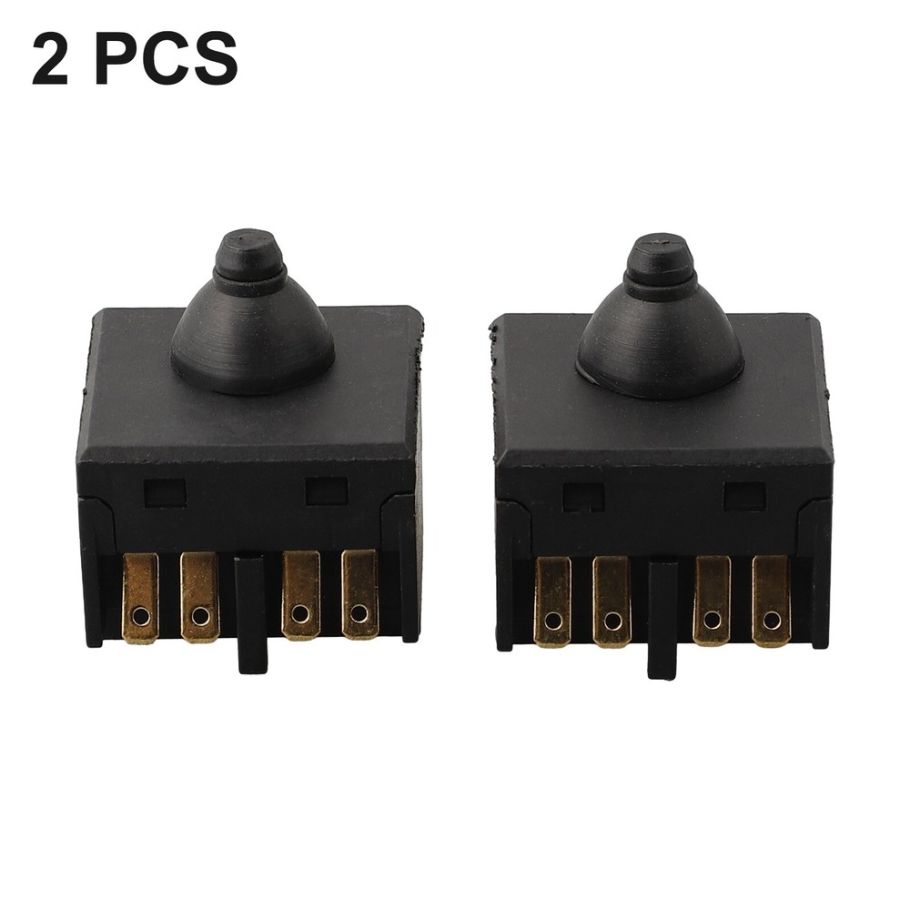 2PCS Replacement Push Button Switch For Angle Grinder 100 Polisher Accessory--