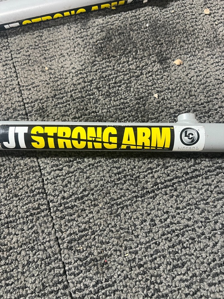 QTY 2 JT Strong Arm Jack Stabilizer Gray LIPPERT COMPONENTS W/ MISSING PC