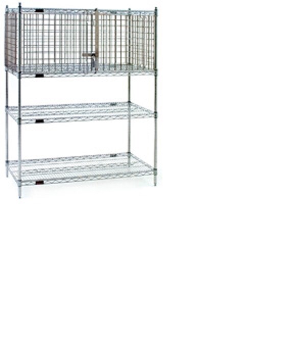 Eagle Group SECM1848Z 18" x 48" EAGLEbrite zinc security module with hinged door