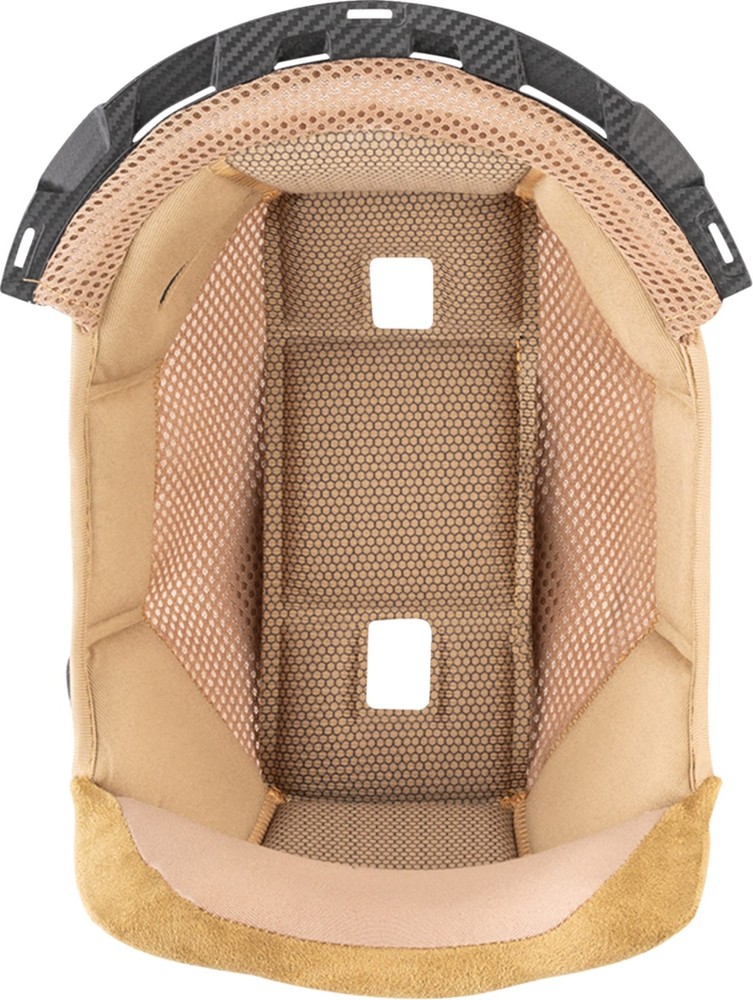 Icon Threshold Helmet Inner Top Liner Pad Brown