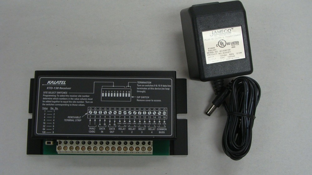 Kalatel GE Security KTD-138 Auxillary Function Receiver New NOS