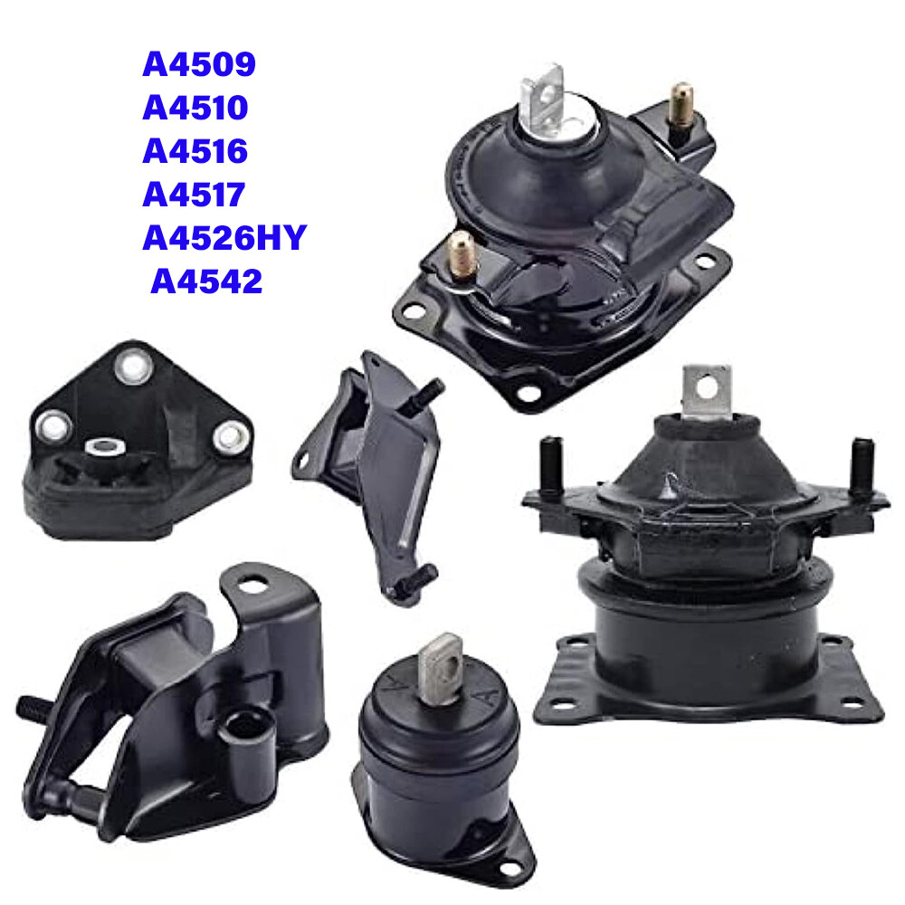 Fits 2003-2007 Honda Accord 2.4L Engine Motor & Trans Mount Set 6PCS (Automatic)