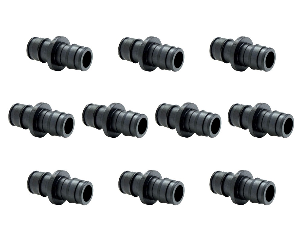 Uponor Wirsbo Q4775050 ProPEX 1/2” X 1/2” PEX EP Coupling Fitting Lot of 10