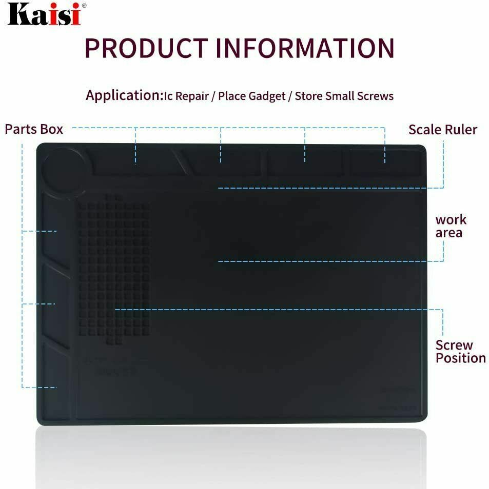 Silicone Work Mat watch Electronics Repair Pad cell Mobile phone iphone battery