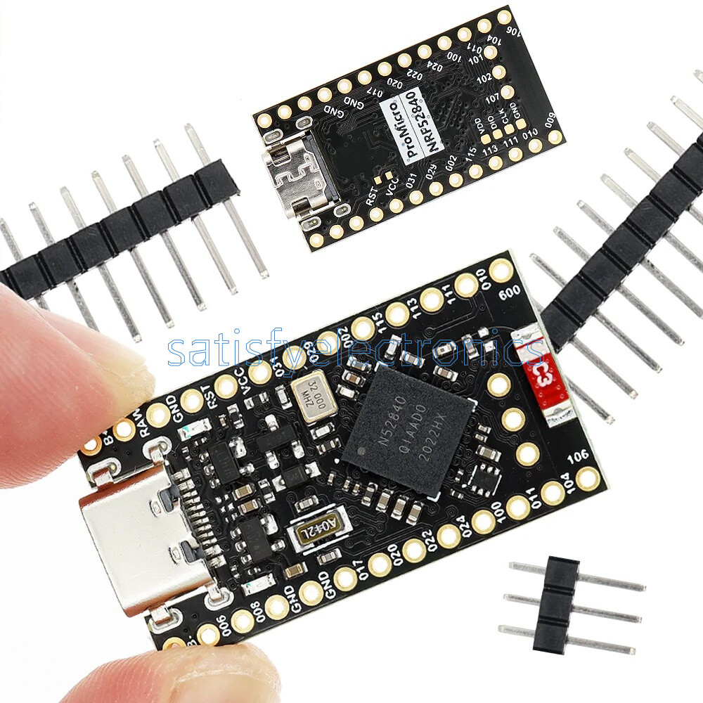 NRF52840 Development Board For Nice Nano V2.0 Bluetooth Charging Management
