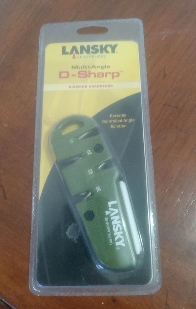 Lansky D-Sharp Diamond Portable Multi-Angle Knife Sharpener, 600/800gr - D-SHARP