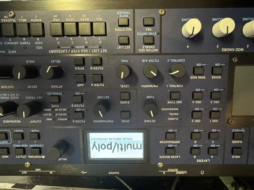 Korg MultipolyM Multi Poly M Analog Modeling Synthesizer Module ARMENS