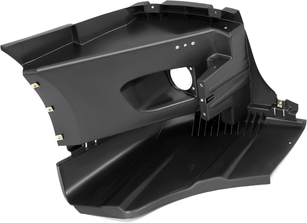 Front Bumper Reinforcement Plastic Black Compatible with Freightliner Cascadia