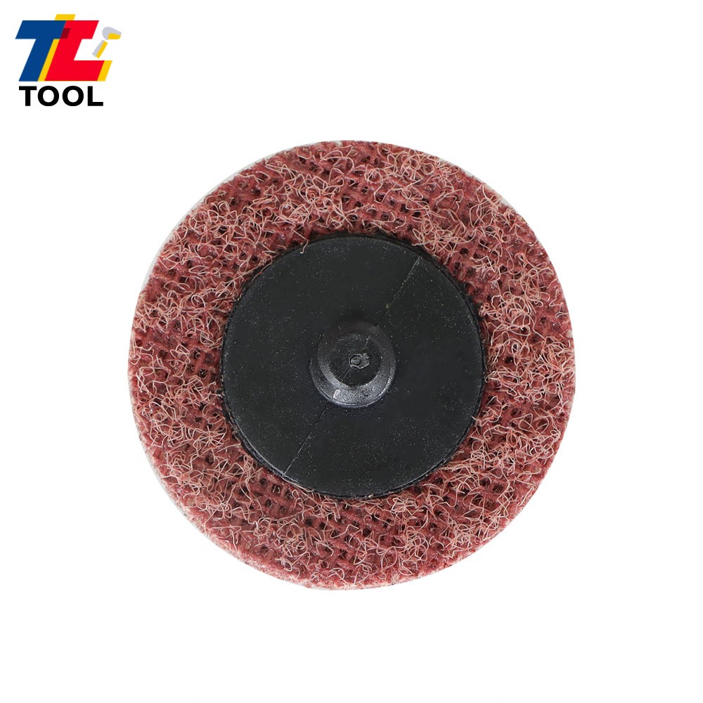 50Pcs 2" Surface Conditioning Discs Roll Lock Die Grinder Sanding Pads