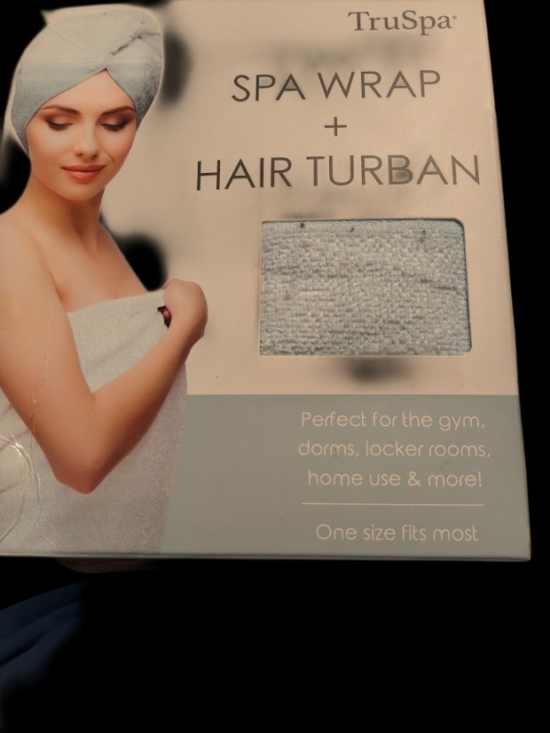 TruSpa Spa Wrap + Hair Turban