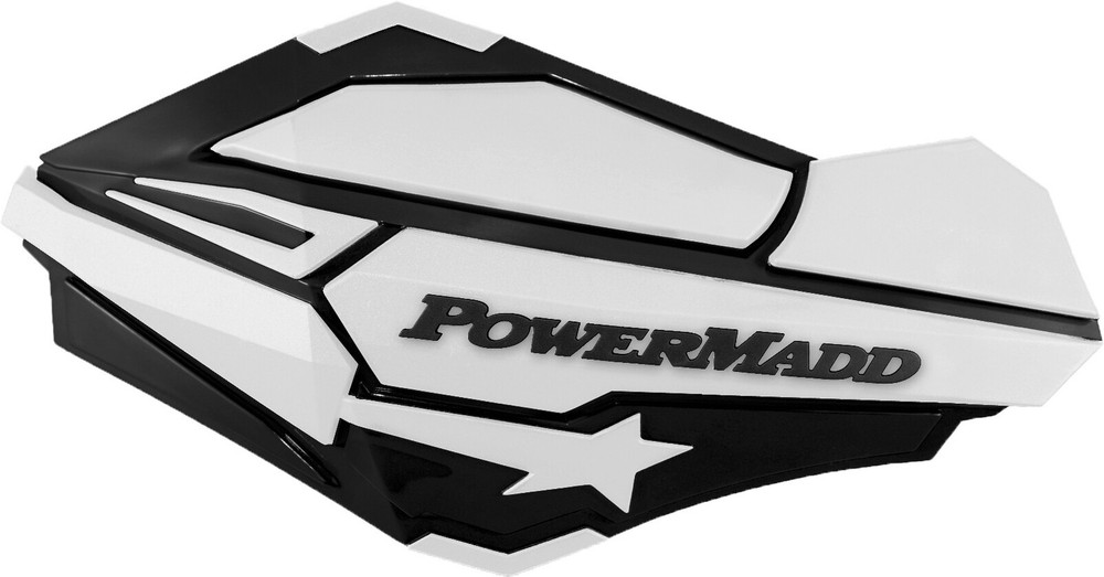 Powermadd Sentinal Handguards Black/White #34428
