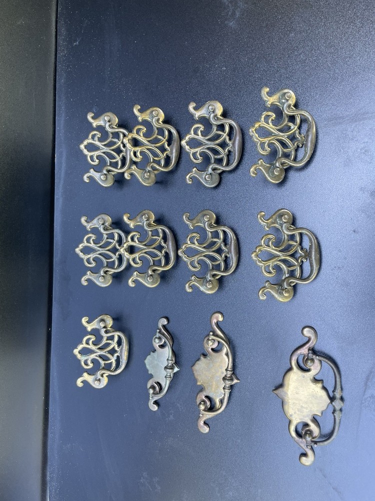 Vintage Metal Drawer Pulls