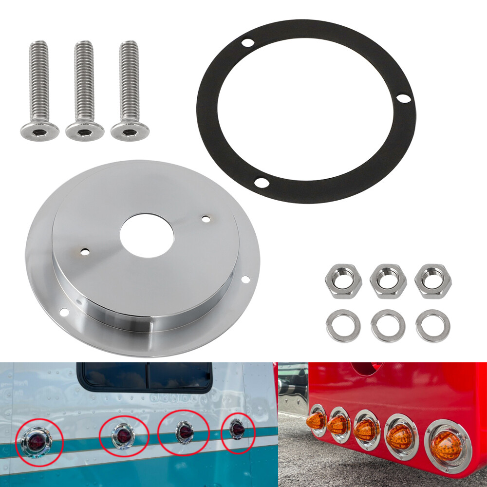 4" Watermelon LED Bunk Adapter Kit Light Conversion Kit W/ Bezel & Adapter Kit
