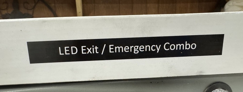 Light Fixture Industries COMBOC-R Exit Lights