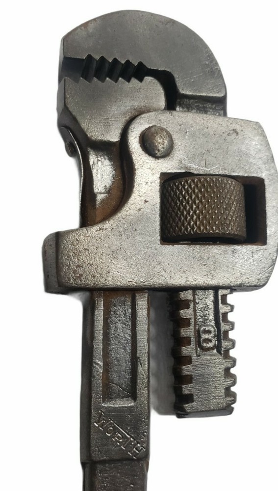Vintage Worth Pipe Wrench No. 8