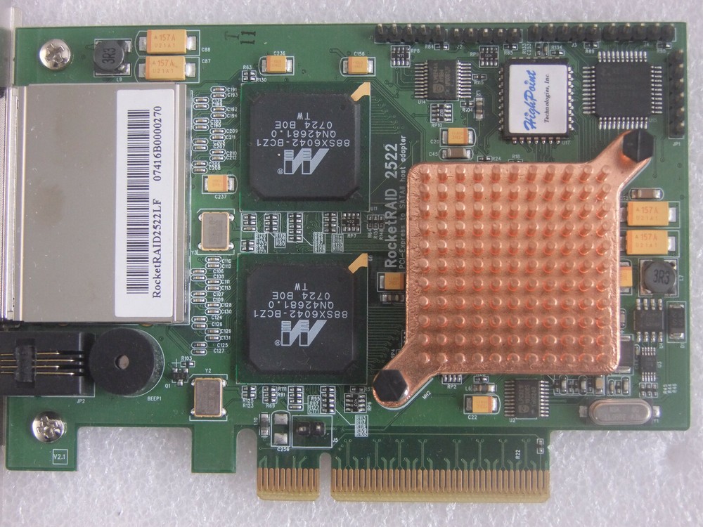 HighPoint RocketRAID 2522LF card / disk array card 2522 LF