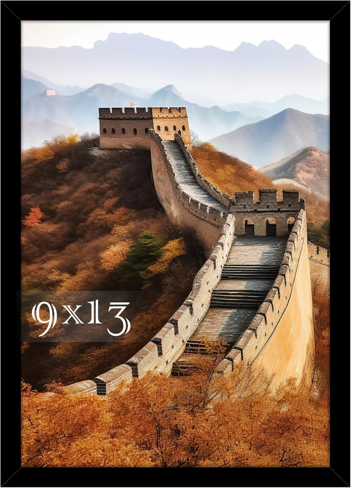 9x13 Picture Frame, Photo Frame for Wall Mounting Display, Black