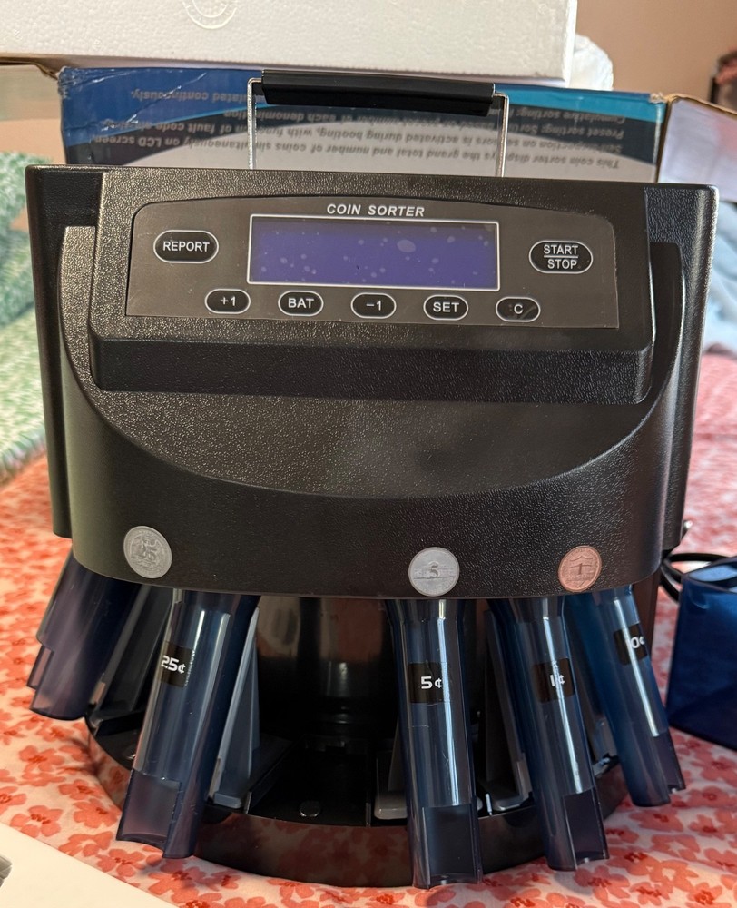 Electric Coin Sorter/Roller XD-9005A