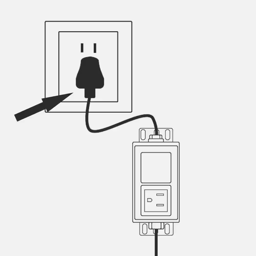 Garbage Disposal Switch Kit in Brushed Nickel
