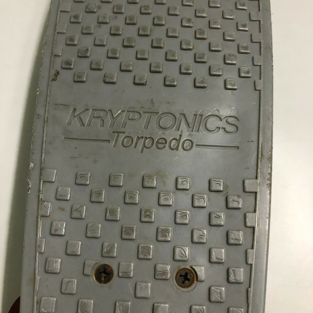 Kryptonics Torpedo skateboard 1965 Red Wheels Gray Board
