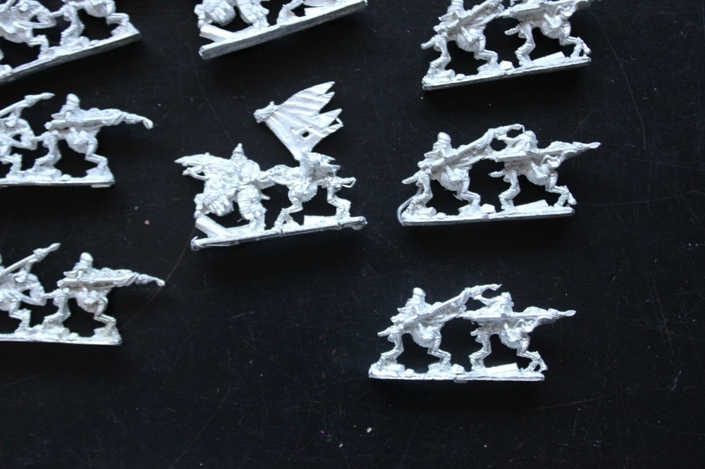 Warmaster: Undead Cavalry Regiment - Skeleton Warrior Lot