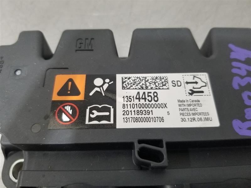 17 2017 GMC CANYON SRS BAG RESTRAINT CONTROL MODULE 13514458