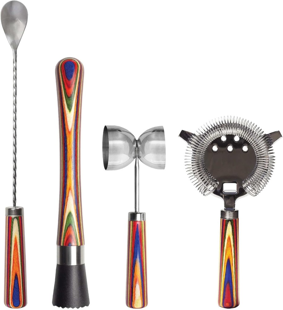 Totally Bboo Baltique Marrakesh 4 Piece Bartender Kit, Bartending