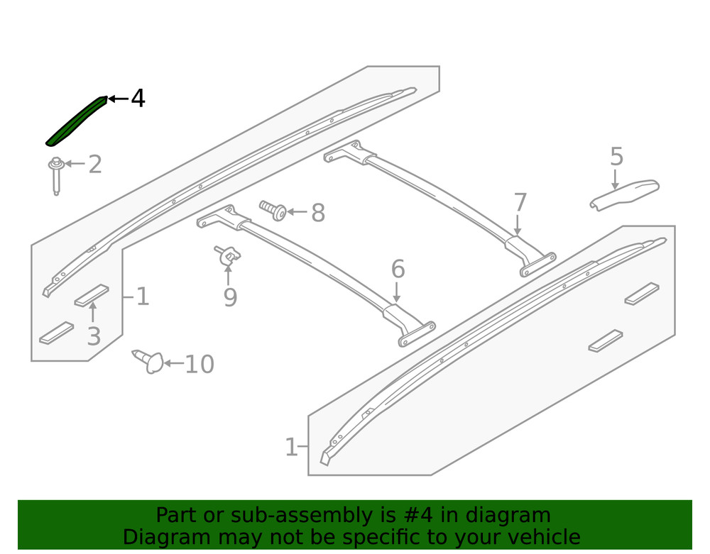 Genuine Ford Front Cap CJ5Z-7855182-BA
