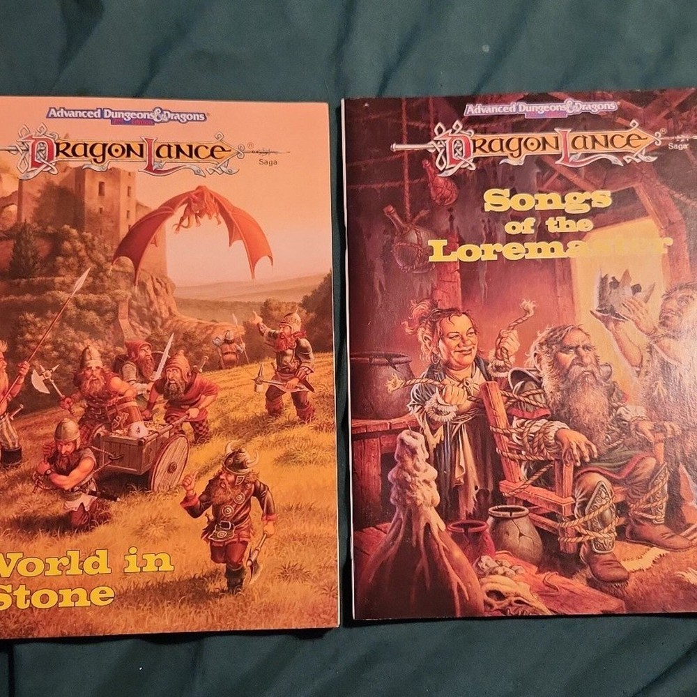 2nd edition Advanced dungeons and dragons dragonlance