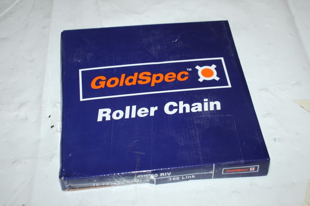 GoldSpec Roller Chain GS 60 RIV 160 Link 10'