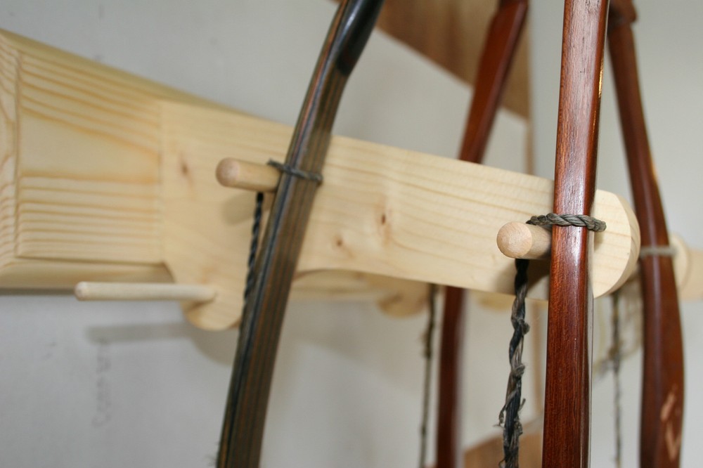 8 bow traditional archery bow rack