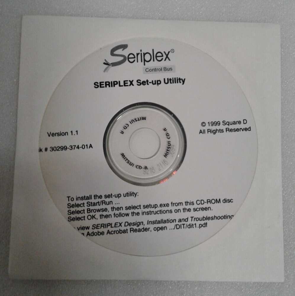 Square D SPXSST2 Series B Seriplex Set Up Tool SPX-SST2 - Used