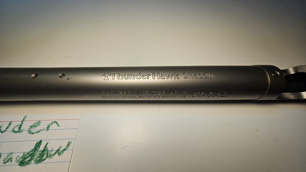 T/C Thunder Hawk Shadow Inline Muzzleloader 24” Barrel With No Breech (G)