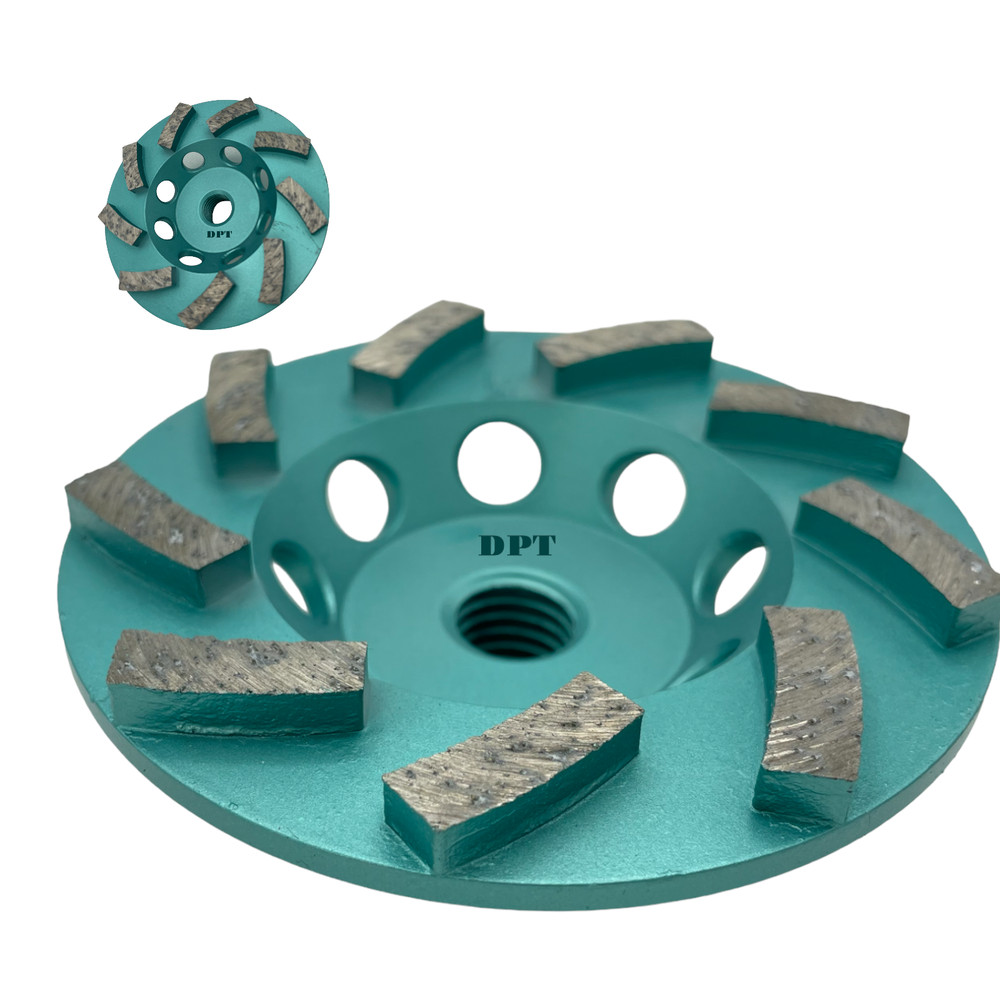2 Pack 4.5" Diamond Segment Grinding Wheel Disc for Concrete Angle Grinders