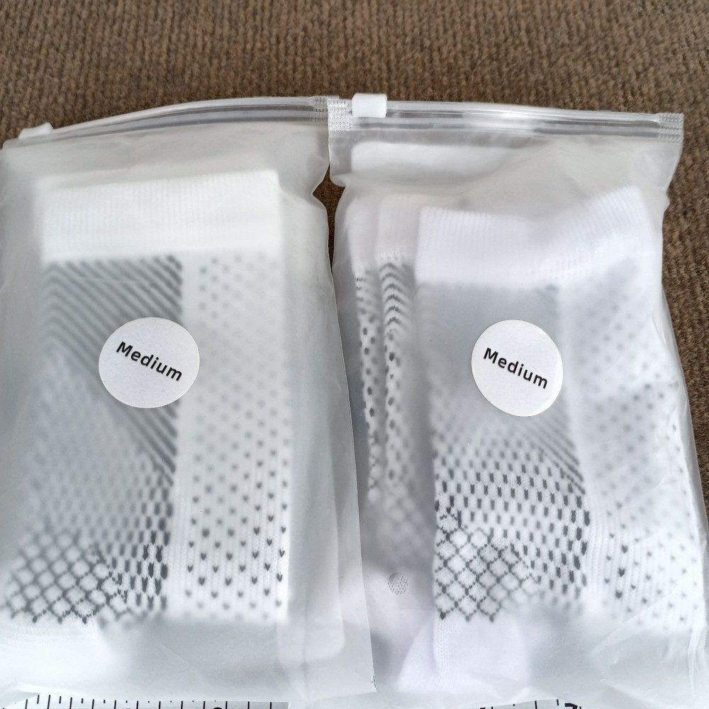 SoothRelieve Compression Socks Medium Toeless Ankle Socks 2 Pairs