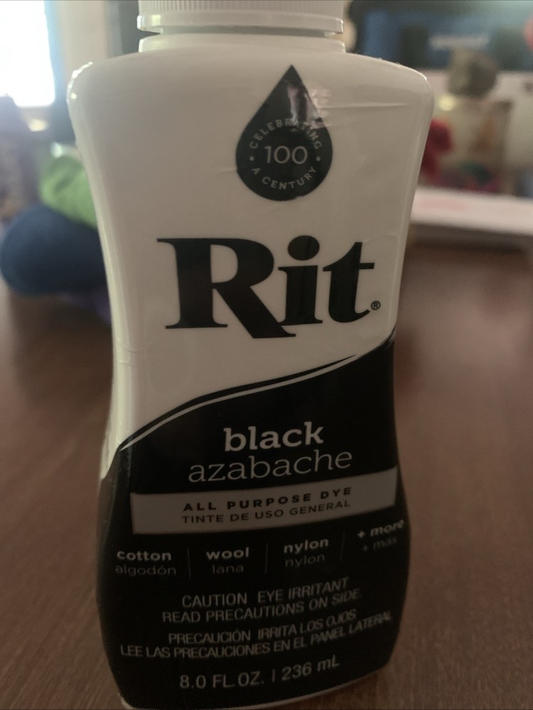Rit All Purpose Liquid Dye, Black - 8oz