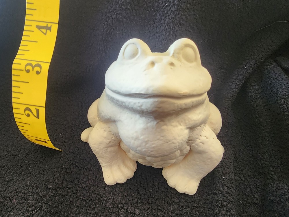 Ready to Paint Ceramic Bisque Toad/ Frog