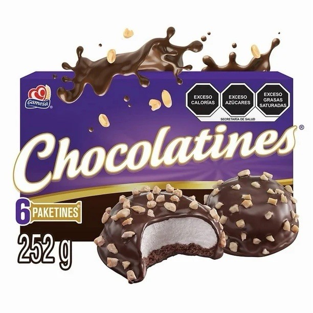 2 CAJAS CHOCOLATINES - MARSHMALLOW COOKIES WITH CHOCOLATE AND PEANUTS (2 BOXES)