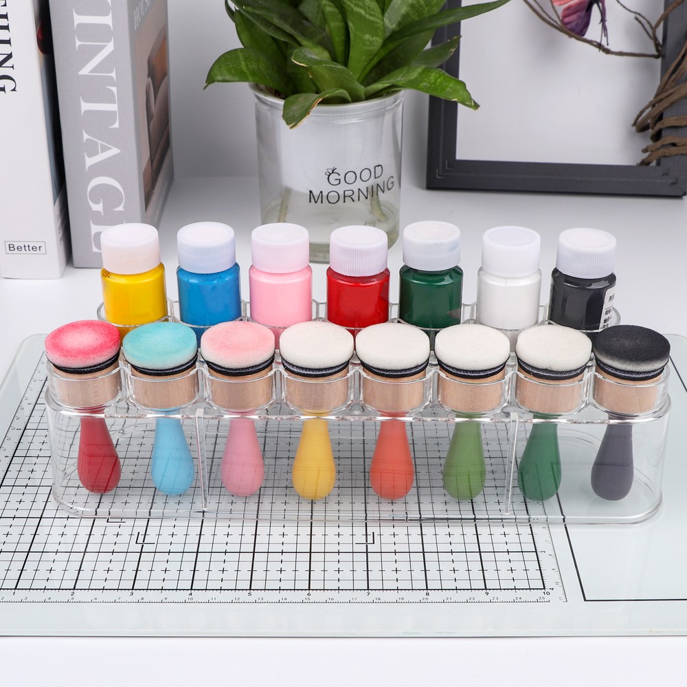 Clear Storage Rack Storage Container Organizer for Bottles & Blending Tools