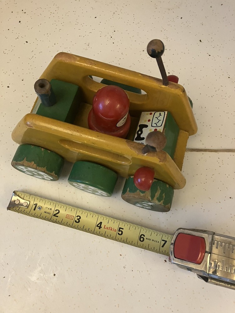 Vintage Wooden Pull Toy